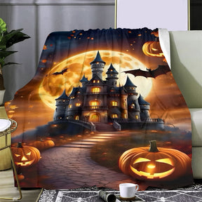 🥇Flannel Blanket Halloween Blanket Series