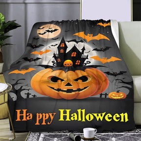 🥇Flannel Blanket Halloween Blanket Series