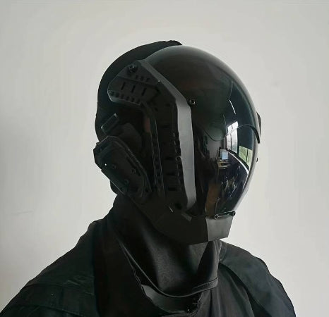 🥇Cool Futuristic Sci-Fi Mechanical Role Playing Game Mask Helmet