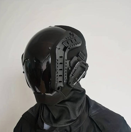 🥇Cool Futuristic Sci-Fi Mechanical Role Playing Game Mask Helmet