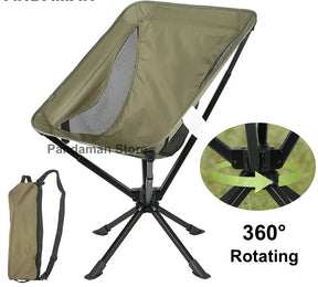 🥇360 Degree Swivel🔥Portable Folding Chair