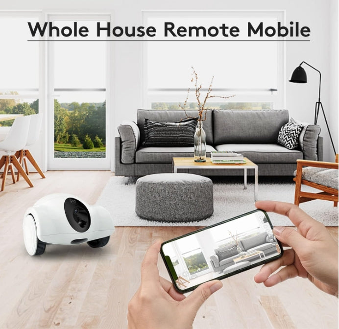 🥇🥇Automatic Mobile Remote Pet Feeding Two-way Audio HD 360° Night Vision Robotic Camera