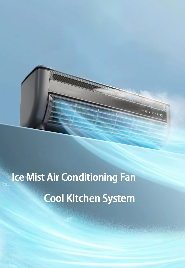 2024 New Kitchen Air Conditioner Wireless Mobile Cooling Air Conditioning Fan