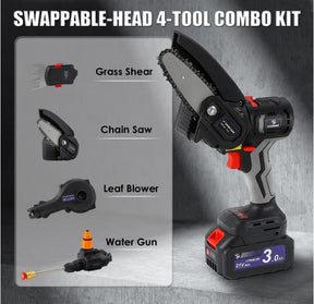 🥇🥇Cordless Power 4-Tool Combo Set🛠🛠🛠 Home Garden DIY Multi-Tool Set