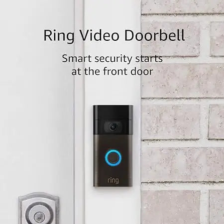 Ring Video Doorbell - 1080p HD Video, Improved Motion Detection, Easy Installation Minuo