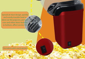 🥇Last Day 50%OFF 🛒Hot Air Popper Electric Popcorn Maker Machine🔥