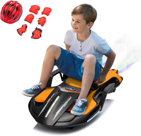 🥇🥇TOBBI Electric Go-kart With Music Player LED Light Display🛴🛴🛴