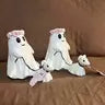 🥇🎃Early Halloween Specials 50% ✨ 2024 Ghost Walking Dog Statue 👻🔥