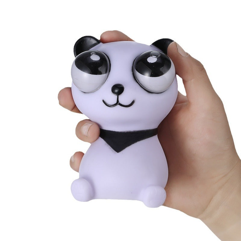 Stress relieving toys eye popping panda doll venting funny artifacts