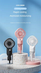 New Portable Handheld Misting Fan