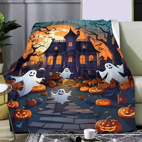 🥇Flannel Blanket Halloween Blanket Series