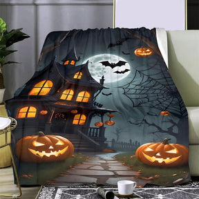 🥇Flannel Blanket Halloween Blanket Series