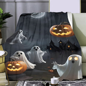 🥇Flannel Blanket Halloween Blanket Series