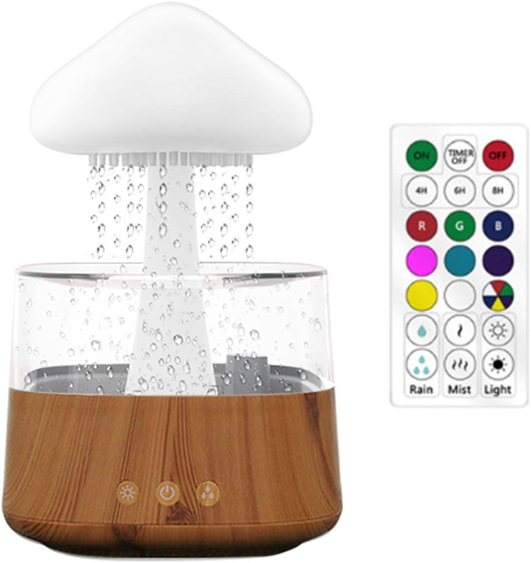 🥇🥇7 Colors Rain Cloud Diffuser Sleep Aid Aromatherapy 2 in 1 Humidifier