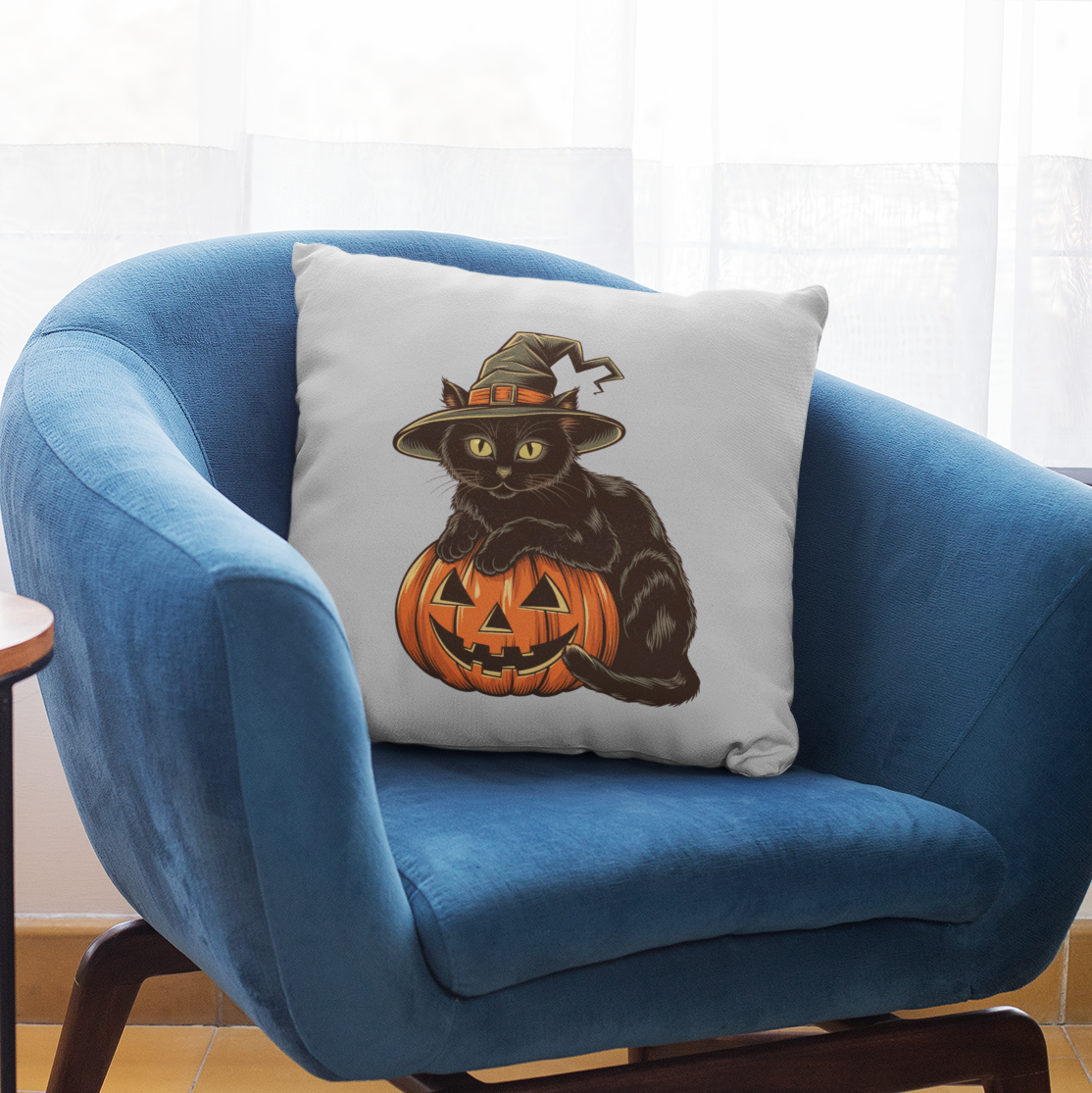 🥇🥇Black Cat Halloween Pillow🎃🎃