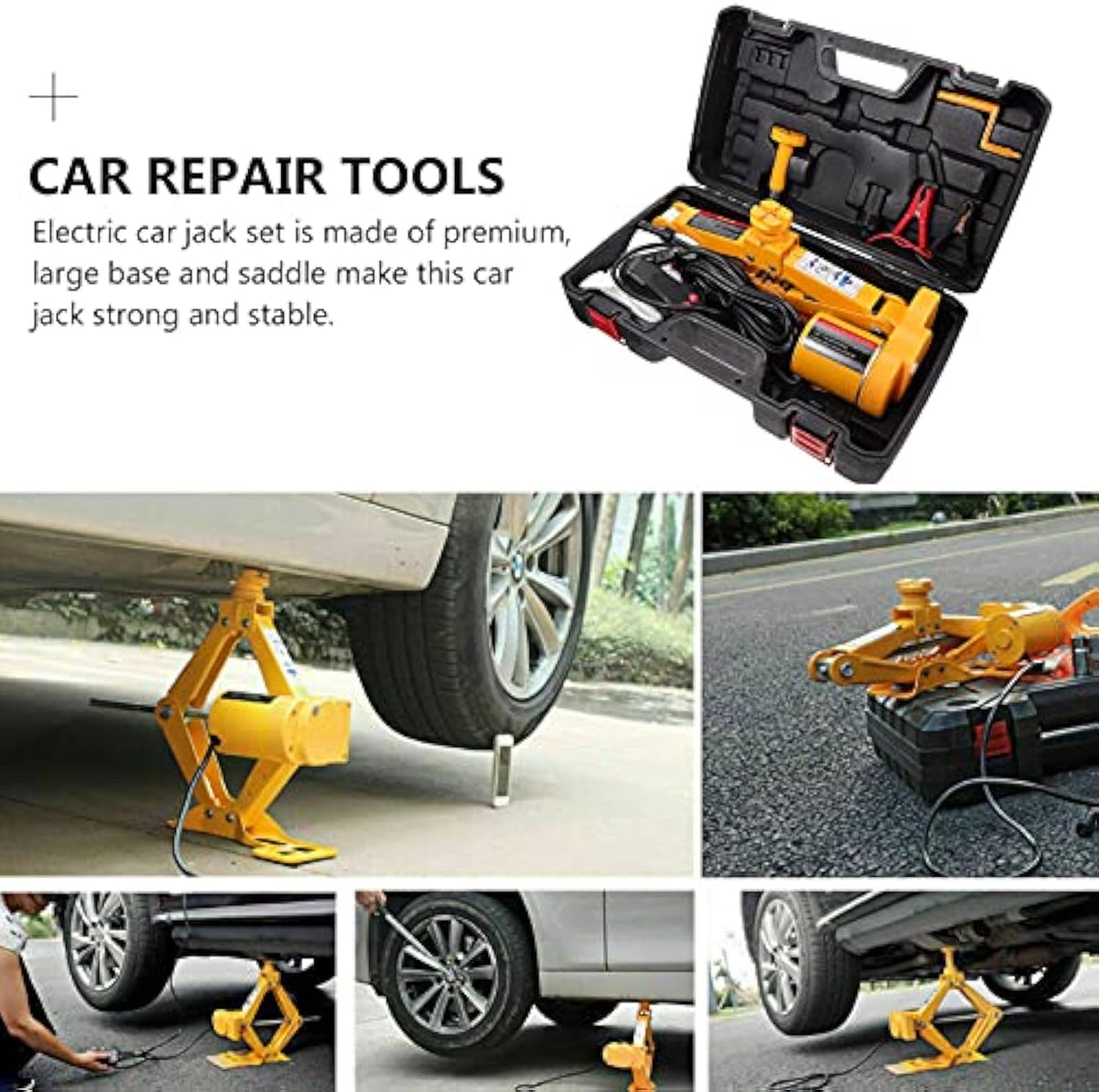 🥇🥇New Rechargeable Hydraulic Car Jack🚗