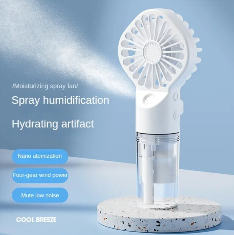 New Portable Handheld Misting Fan