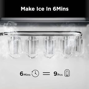 🥇Countertop Ice Maker Self-Ice Scoop & Basket🥇